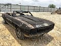 Barn Find: Jackpot Insurance Salvage - 1969 Camaro Indy Pace Convertible