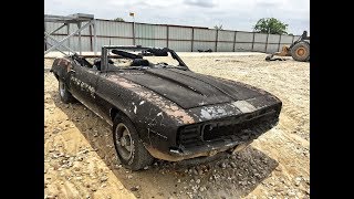 Barn Find: Jackpot Insurance Salvage - 1969 Camaro Indy Pace Convertible
