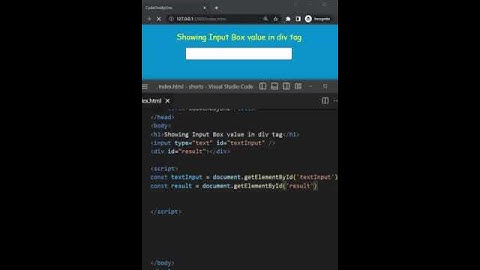 How input value bind in DOM with #JavaScript #short #shorts #shortsfeed #shortsvideo #shortsbeta #js