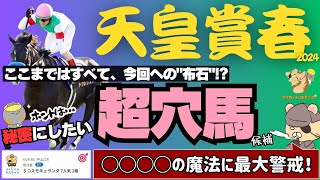 【天皇賞春2024攻略】すべてが春天への布石だった秘密の穴馬！激走候補を傾向・絶対能力値・適性から考える【競馬予想】