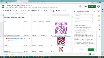 สอน Google Sheets: สร้าง QRCode แบบมีขัอความและเปลี่ยนสีได้