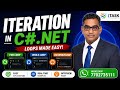 Master Iteration in C#.NET | For Loop vs While Loop vs Do-While Loop By Mr.Narendrababu