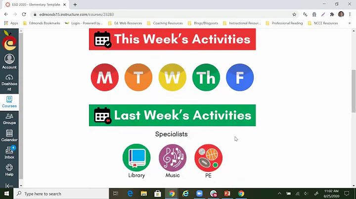 Canvas: Navigating Elementary Courses