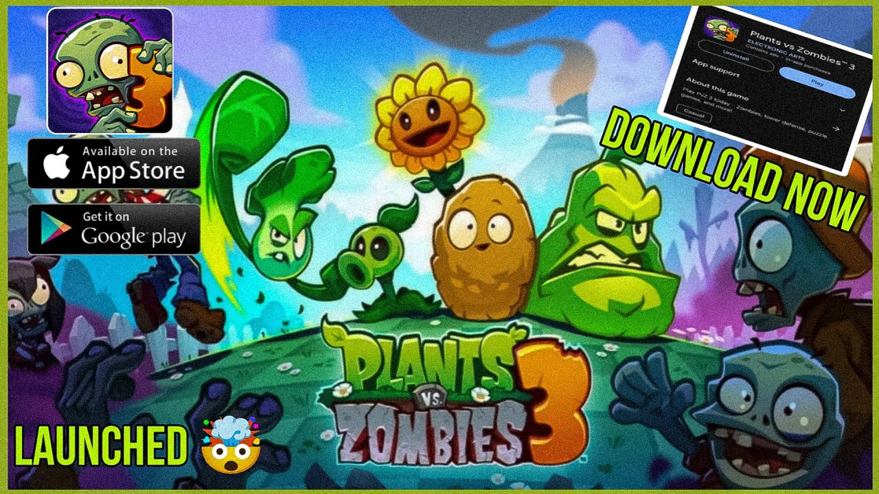 Launched!😍 | Plants Vs Zombies 3😎 | Android Gameplay🤩 | Hindi |