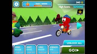 Playing Pocoyo racing tryin out PATO and ELLIE