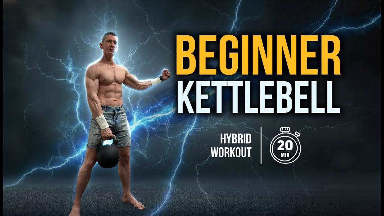 Full Body Single-Kettlebell Workout for Beginners #kettlebellworkout #