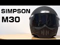 【開封動画】SIMPSON M30ストーンブラックを買ったぞ！スモークシールドに交換！これはカッコよすぎるフルフェイスだ！！！