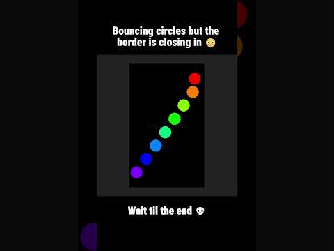 Bouncing circles but