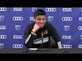 Head Coach Gonzalo Pineda speaks to the media ahead of Playoff Game 2 vs. Columbus Crew