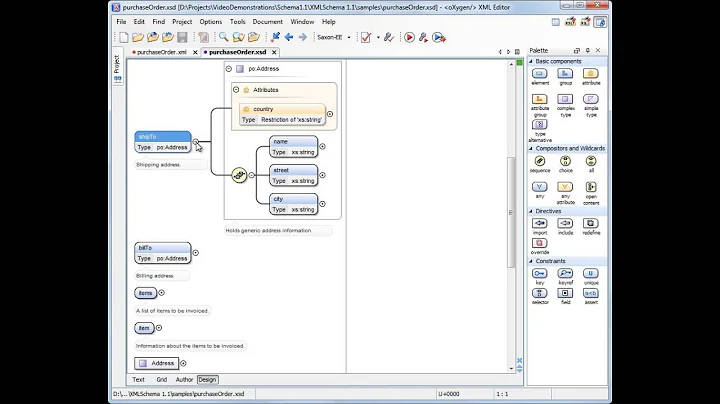 XML Schema 1.1 Support in oXygen XML