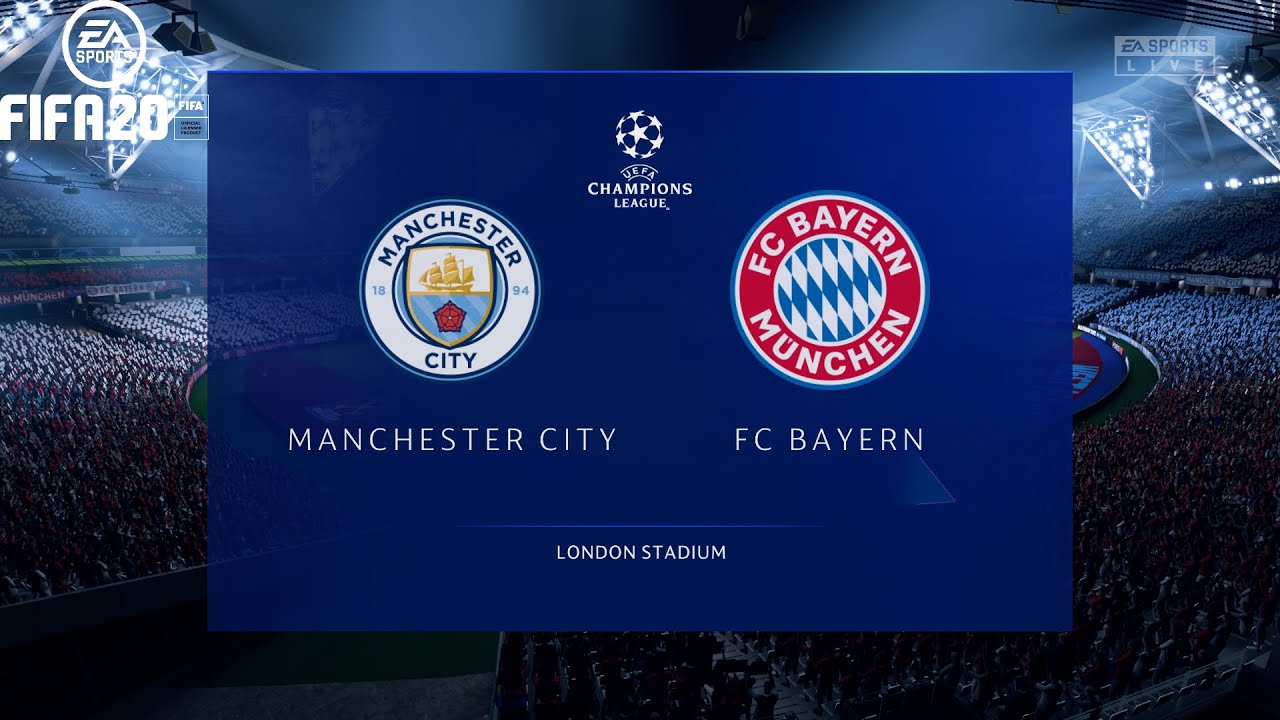 FIFA 20 ! MANCHESTER CITY Vs BAYERN MUNICH ! Champions League SEMI