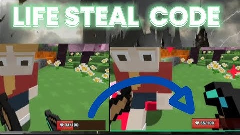 LIFE STEAL CODE in Bloxd.io! (Hit = Heal)