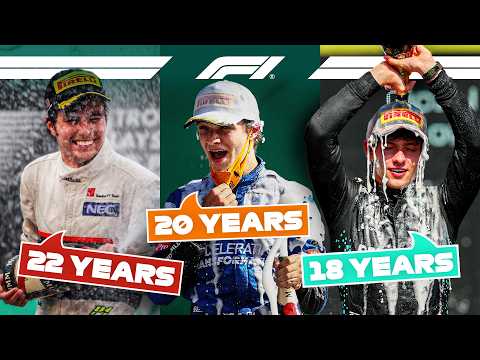 F1 Podiums But The Drivers Get Progressively Younger
