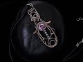 Wire-Wrapping Penguin Pink Diamond Pendant Tutorial