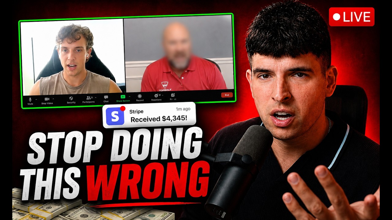 You can't close Type A leads, you're too SOFT ($100k/Mo Closer Call Review)