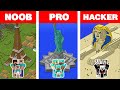 Minecraft NOOB vs PRO vs HACKER: TRAVEL FAMILY HOUSE BUILD CHALLENGE / Animation