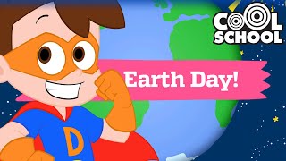 celebrate earth day w super drew pendous cool school cartoons for kids