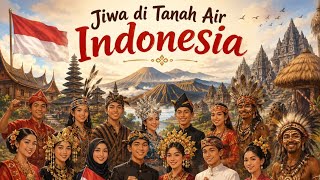 JIWA DI TANAH AIR INDONESIA - Music |  Lyric Video #indonesia #nusantara #music 