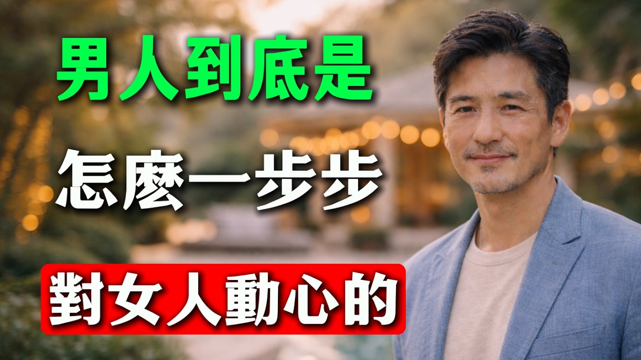 女人必看！男人到底是怎麽一步步，對女人動心的？
