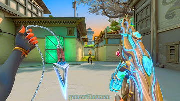 Clean Aim 0.604 @ 1200 DPI = Infinite MVPs 😈 | Valorant Highlights