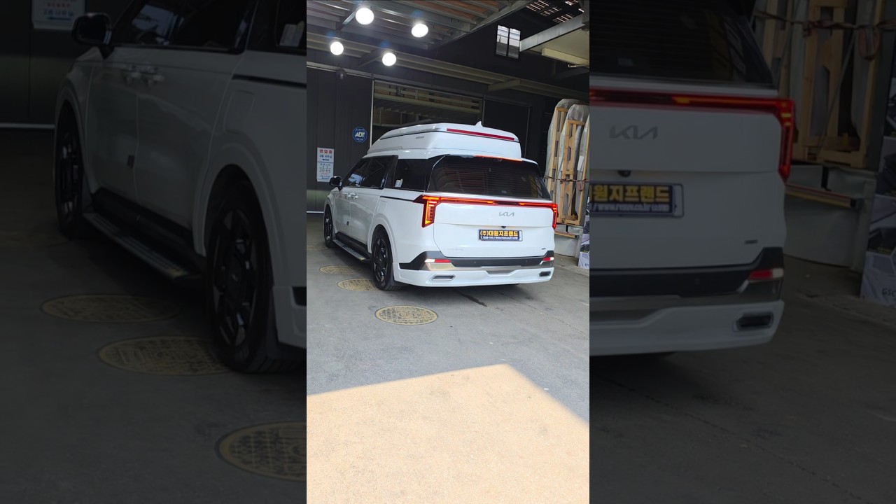 Carnival Aero Das Roof Box installed on the same day! FRP maximum capacity 830L awning compatible AG body kit gravity genuine side step