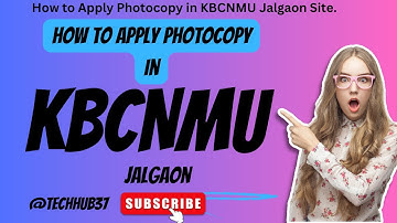 How to Apply Photocopy in KBCNMU Jalgaon Site. #exam #kbcnmu #photocopy