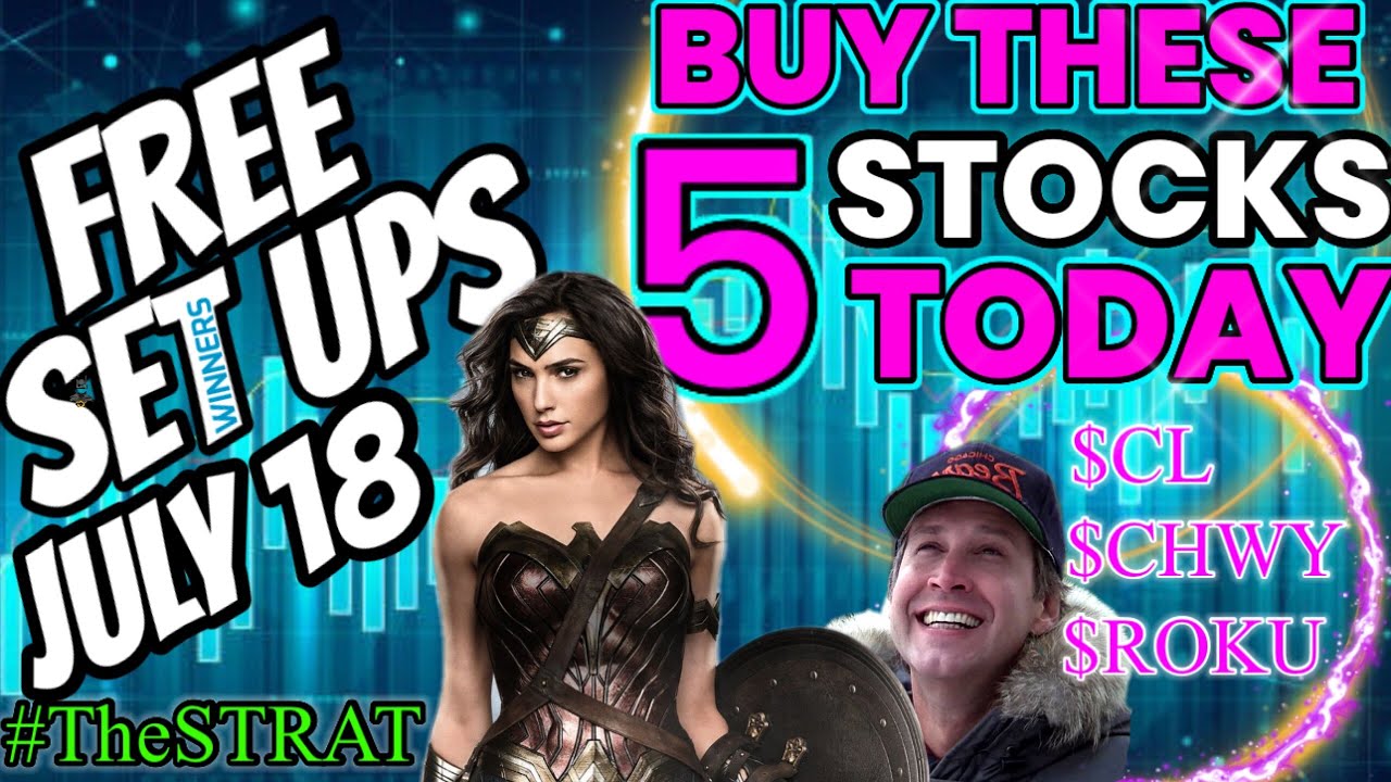 Top 5 Stocks To Buy July 18 With The STRAT The Easy Options Strategy The Golden Goose of Trading