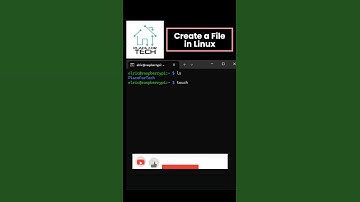 How to CREATE FILES in Linux CLI #linux #tech #raspberrypi
