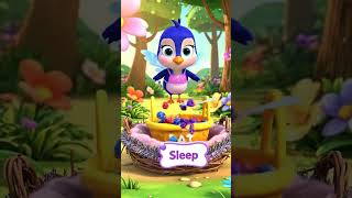 Nina Nightingale Cleans Her Nest | Sorting by Use for Kids (Eat–Play–Sleep)