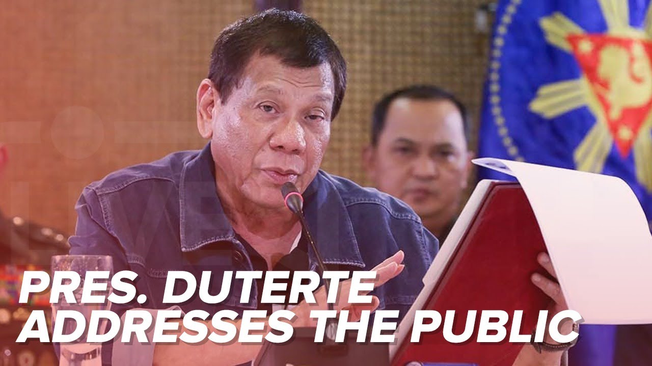 LIVE | Pres. Duterte addresses the nation