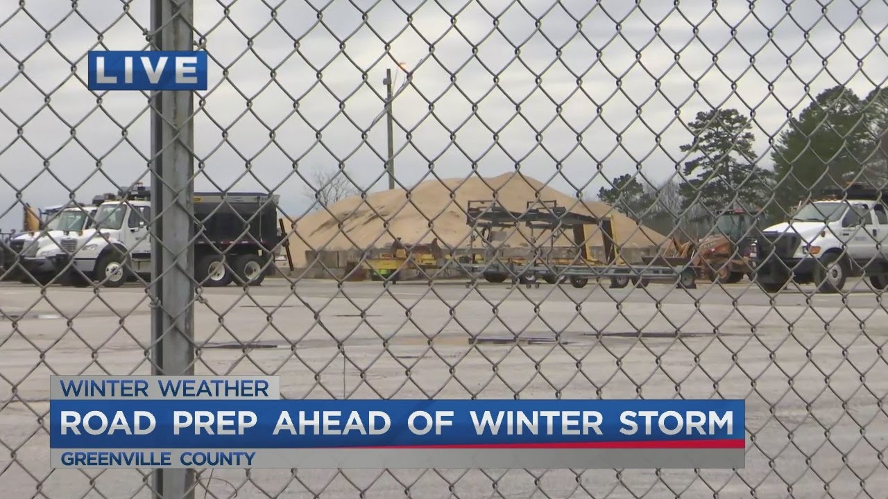 Preparing for possible snow on Upstate roads - YouTube