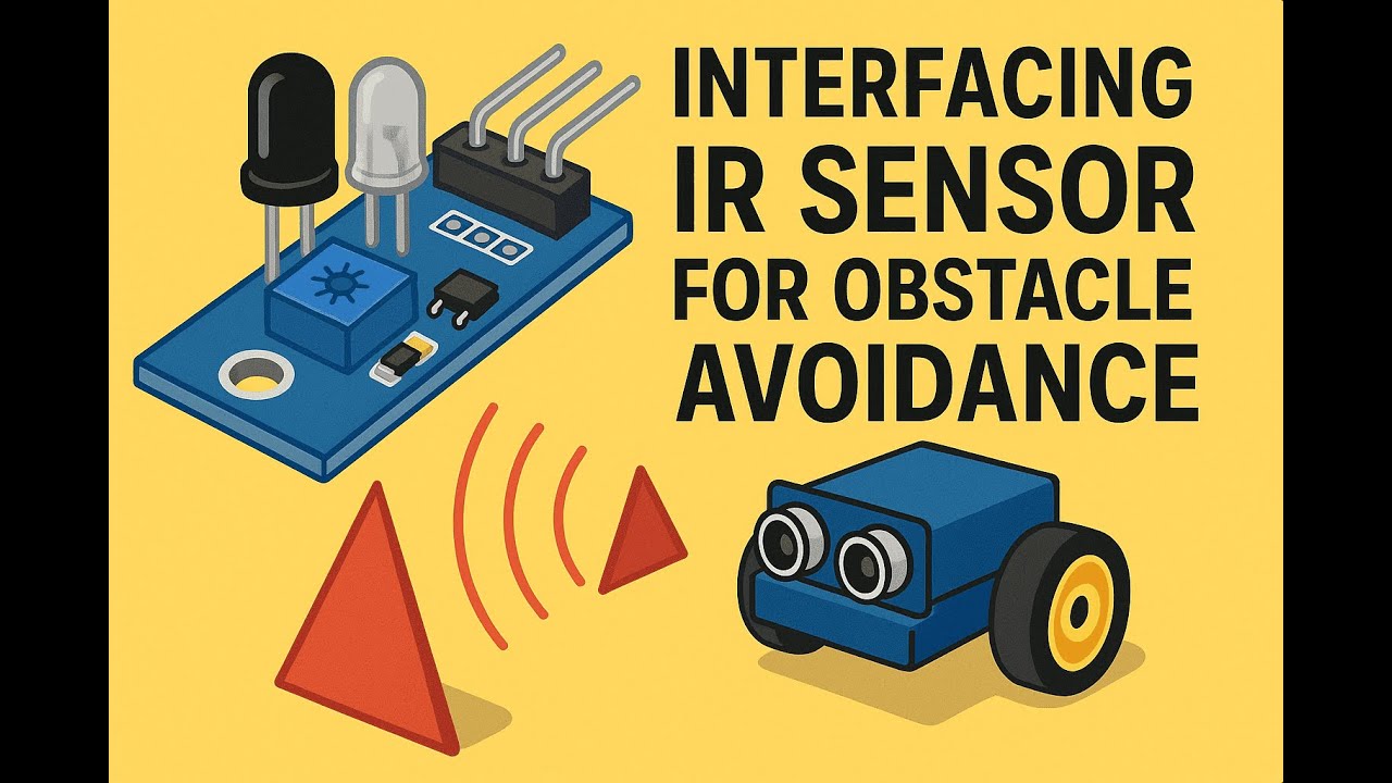Interfacing IR Sensor with ATmega16 Microcontroller | Obstacle Detection Tutorial