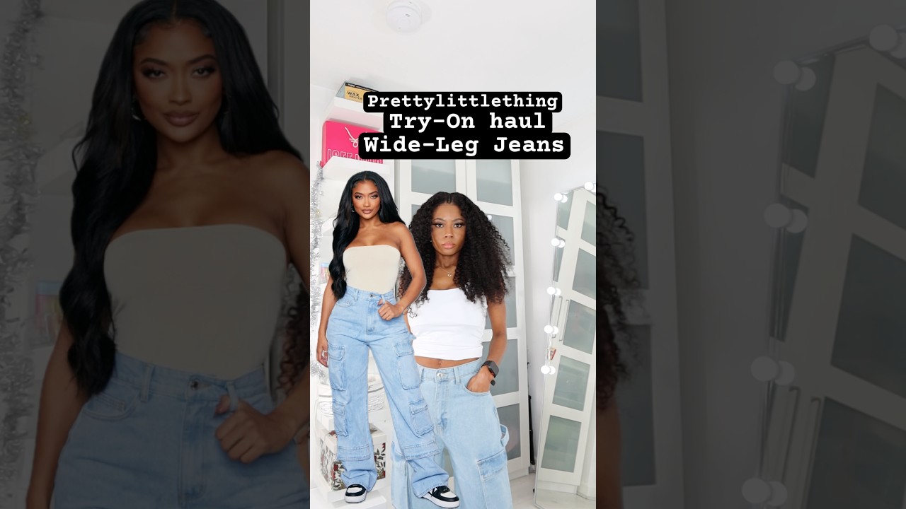 I Tried PLT's Wide Leg Jeans | Must-See Haul!