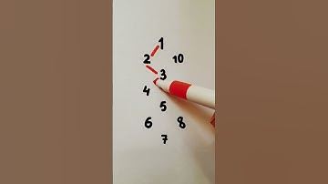 draw a checkered path with numbers #tutorial