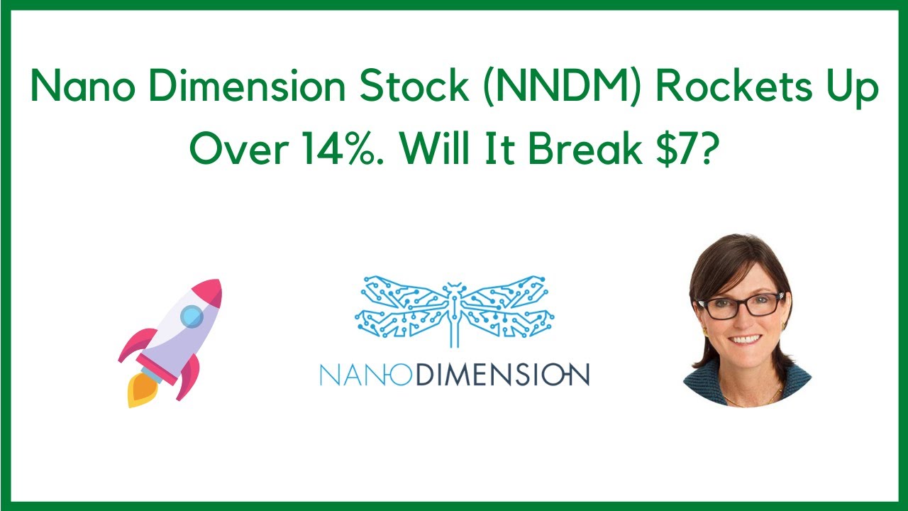 Nano Dimension Stock (NNDM) Rockets Up Over 14%. Will it Break $7