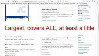 Accessing Library Databases