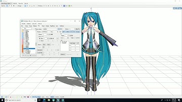 how to fix leg IK bones on a model with PMXE | MMD School Tutorial 10
