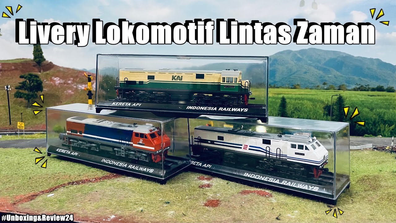 #Unboxing&Review24 - Buka Paket Isinya 3 Lokomotif Dengan Livery Berbeda - Beda Zaman Versi SKALA HO