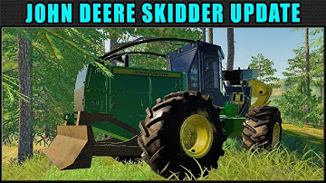 John Deere Skidder Update | Logging Mods | Farming Simulator 2019