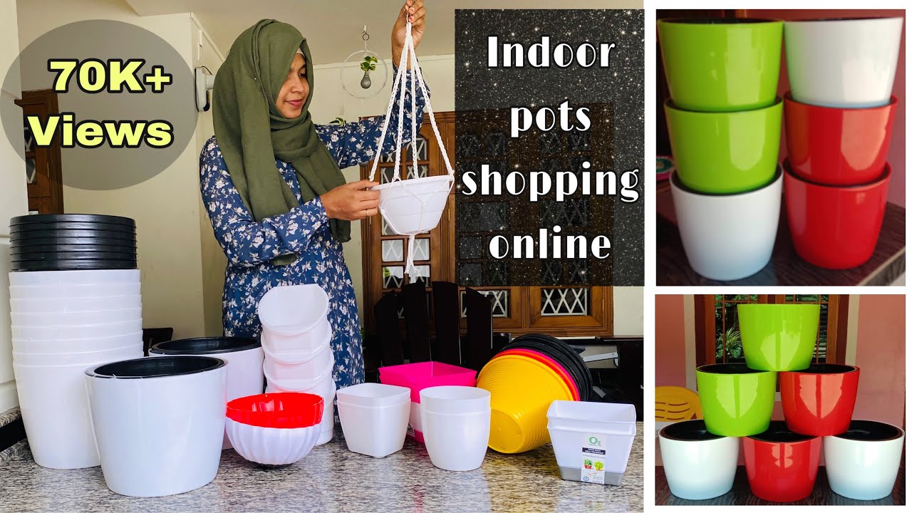 Indoor pots online shopping/ indoor pots collections online. YouTube