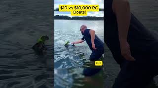 $10 Vs $10,000 RC Boats…! #rc #boat