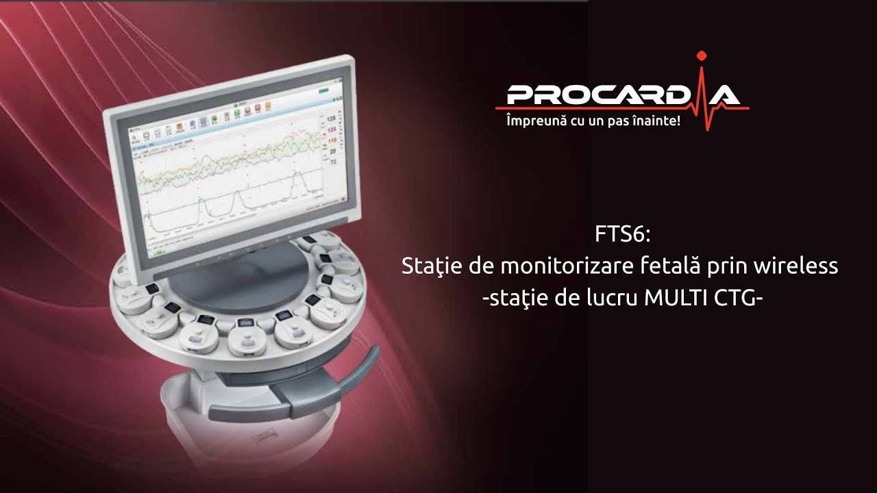 FTS 6: Staţie de monitorizare fetală prin wireless, multi CTG