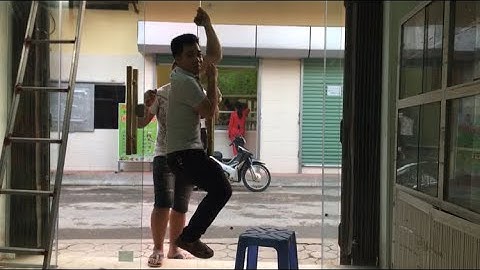 ✅ full hướng dẫn lắp cửa kính cường lực lùa treo phụ kiện bảo hành 10 năm, hotline☎️: 0988837389