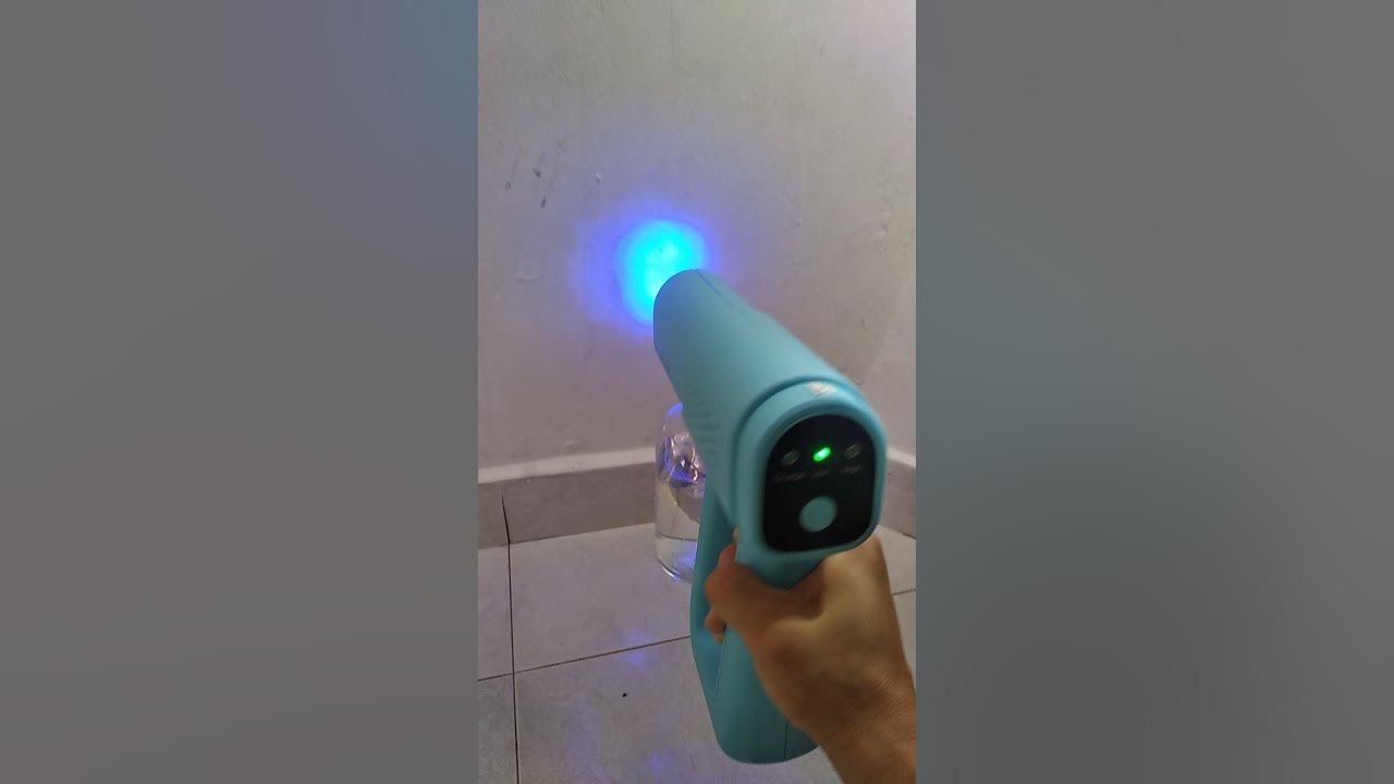 How to turn off led blue lights in K5 nano spay gun machine. The led