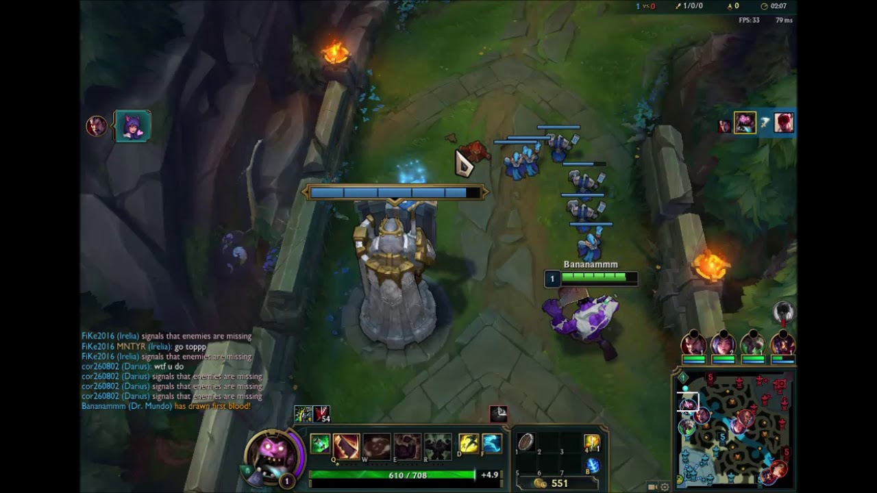 DR MUNDO 💉 ft DARIUS vs LEE SIN (First Blood) ❣️ AR ULTRA RAPID FIRE 💥 GAMEPLAY LOL