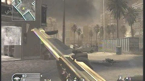 Call of Duty 4 Easy Way to Get Golden Guns/Experience