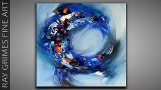 Abstract Painting for Beginners / Relaxing / Painting Demonstration / 254