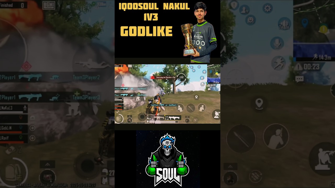 IQooSoul NAKUL CLUTCH GODLIKE 🔥