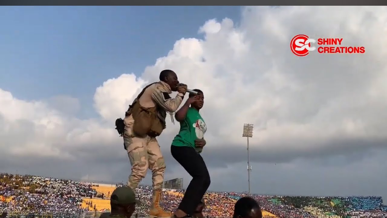 Wow Lilwin Shakes Kumasi Stadium With Ibrahim Traore Uniform During High School Music Fiesta