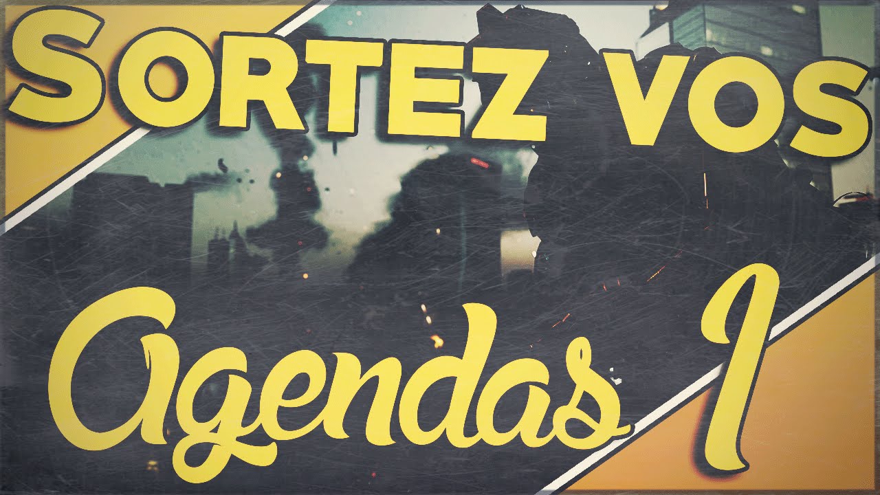 Sotez vos agendas | Ep n°1 | Octobre - Décembre